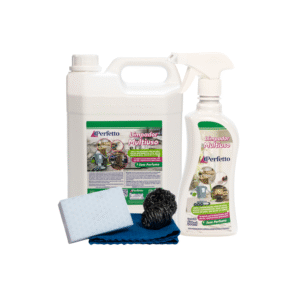 Kit Galão 5L + 1 Frasco + Pano + Esponja Aço + Supergreen Sem Cheiro